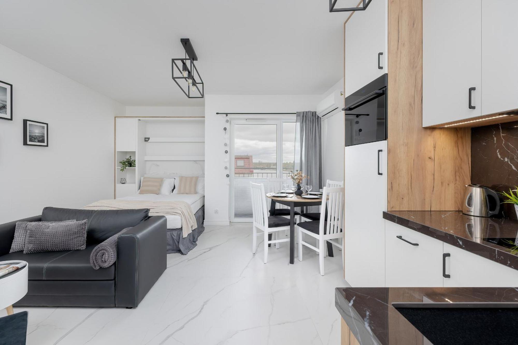 Plac Slowianski Apartments With Balcony Swinoujscie Center By Noclegi Renters Ngoại thất bức ảnh