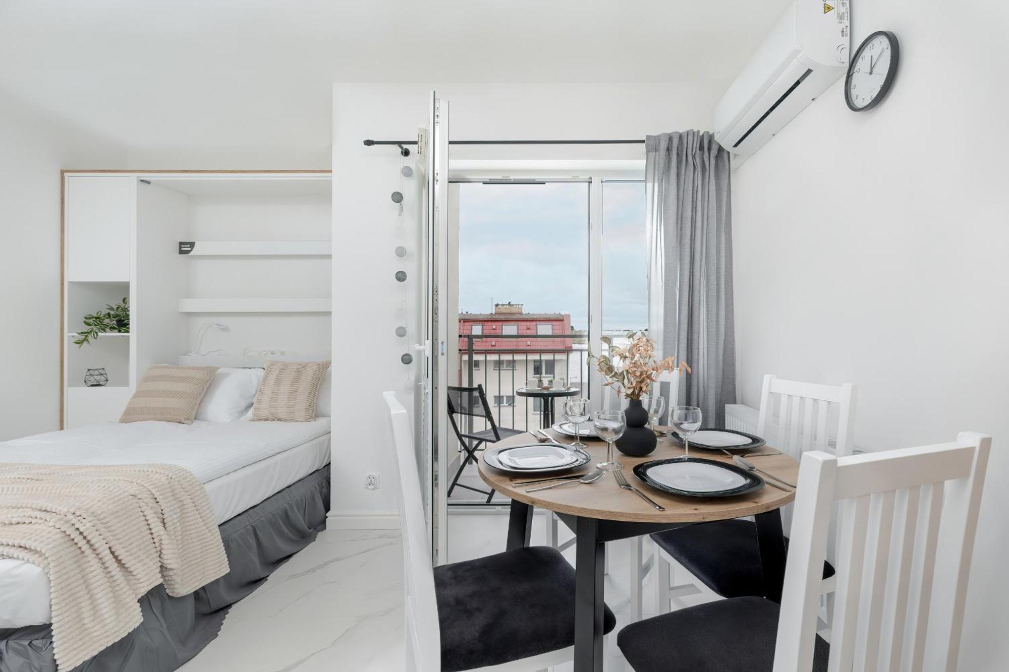 Plac Slowianski Apartments With Balcony Swinoujscie Center By Noclegi Renters Ngoại thất bức ảnh